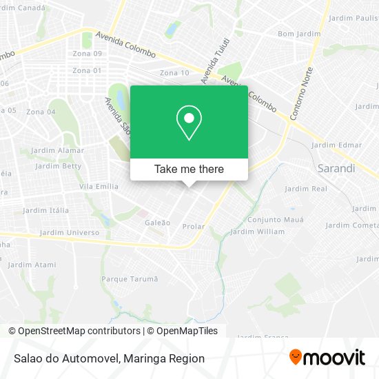 Mapa Salao do Automovel