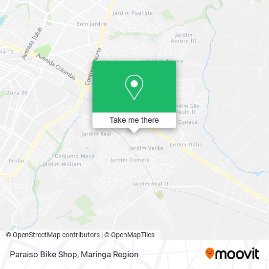 Paraiso Bike Shop map