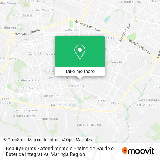 Beauty Forms - Atendimento e Ensino de Saúde e Estética Integrativa map