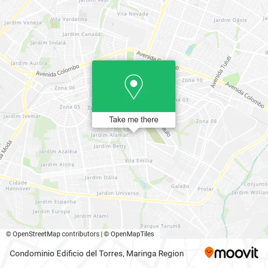 Condominio Edificio del Torres map