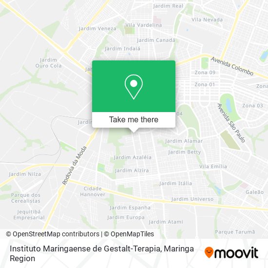 Instituto Maringaense de Gestalt-Terapia map