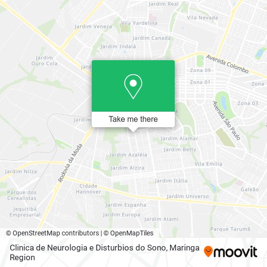 Clinica de Neurologia e Disturbios do Sono map