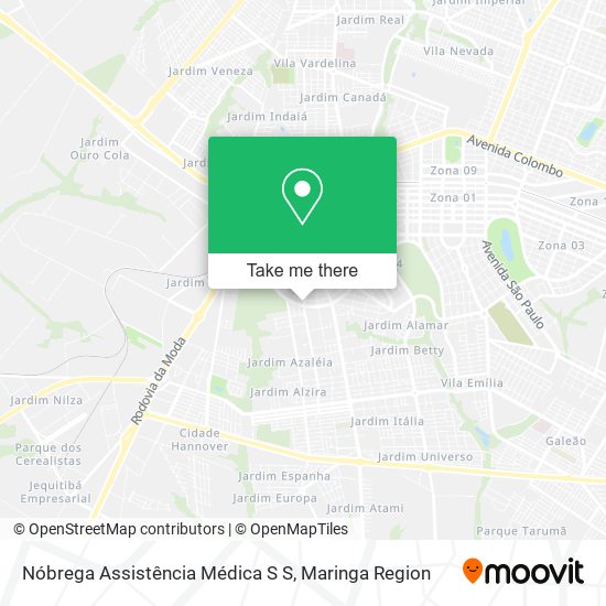 Nóbrega Assistência Médica S S map