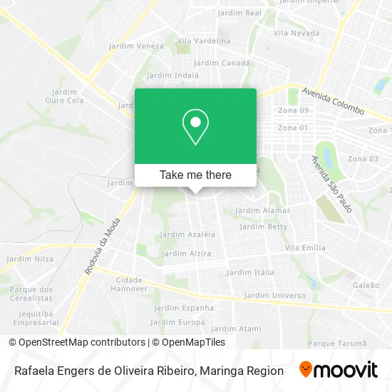 Rafaela Engers de Oliveira Ribeiro map