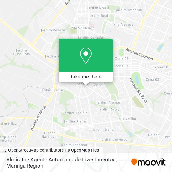 Mapa Almirath - Agente Autonomo de Investimentos