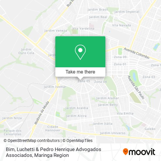 Bim, Luchetti & Pedro Henrique Advogados Associados map