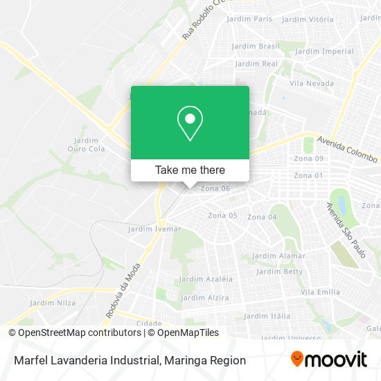 Marfel Lavanderia Industrial map