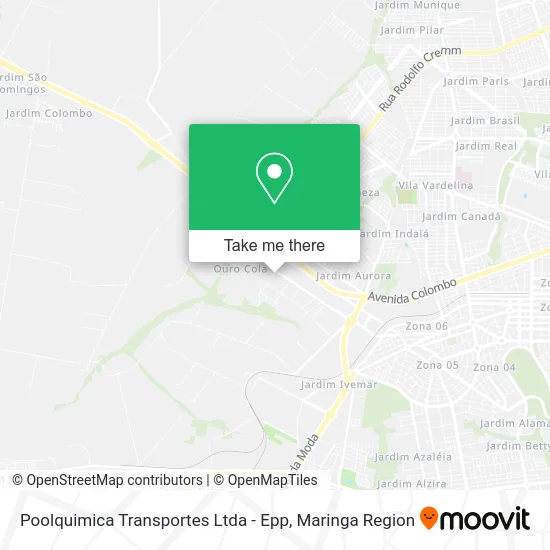Poolquimica Transportes Ltda - Epp map