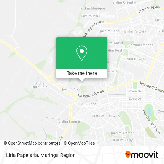 Liria Papelaria map