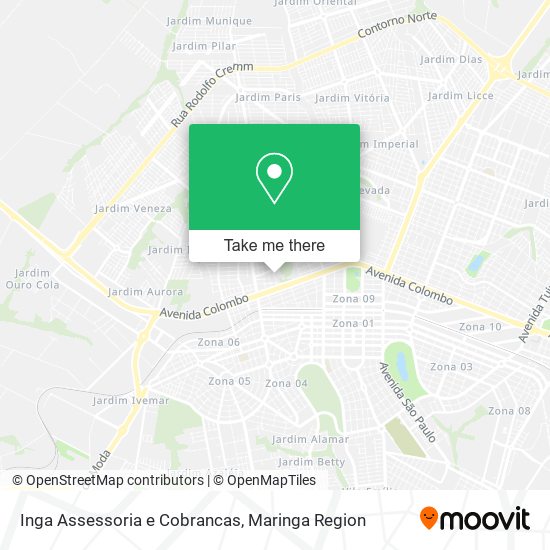 Inga Assessoria e Cobrancas map