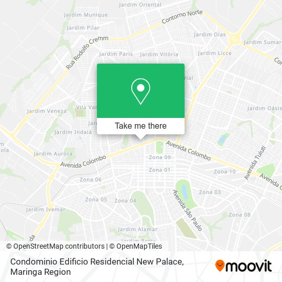 Condominio Edificio Residencial New Palace map