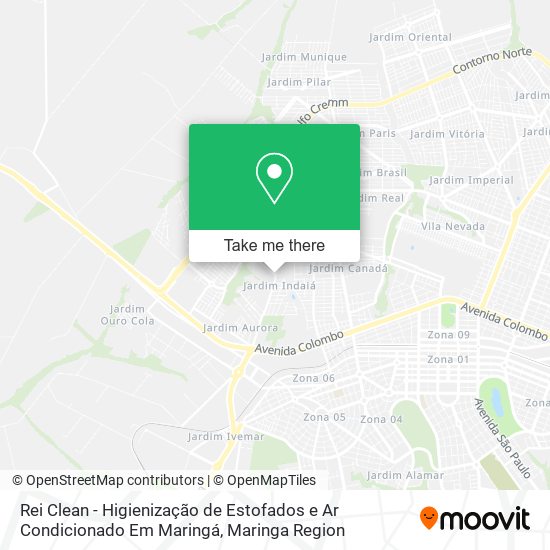 Rei Clean - Higienização de Estofados e Ar Condicionado Em Maringá map