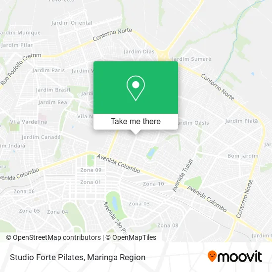Studio Forte Pilates map