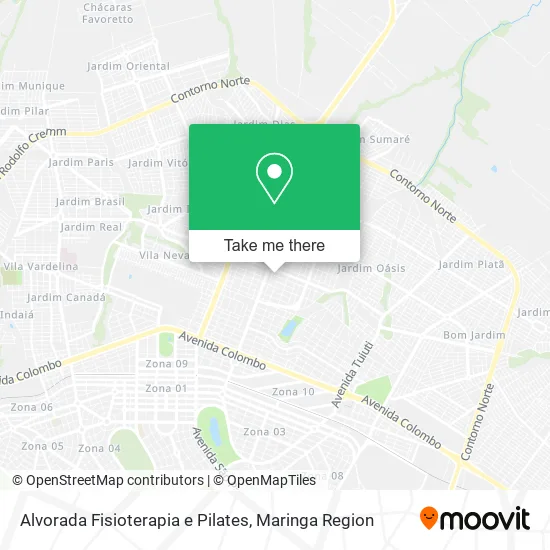 Alvorada Fisioterapia e Pilates map