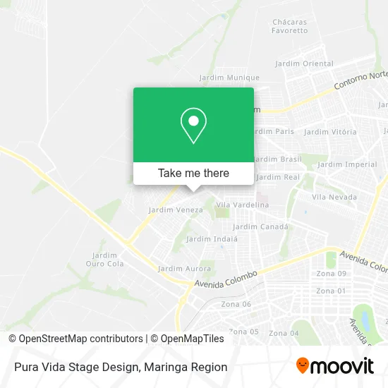 Pura Vida Stage Design map