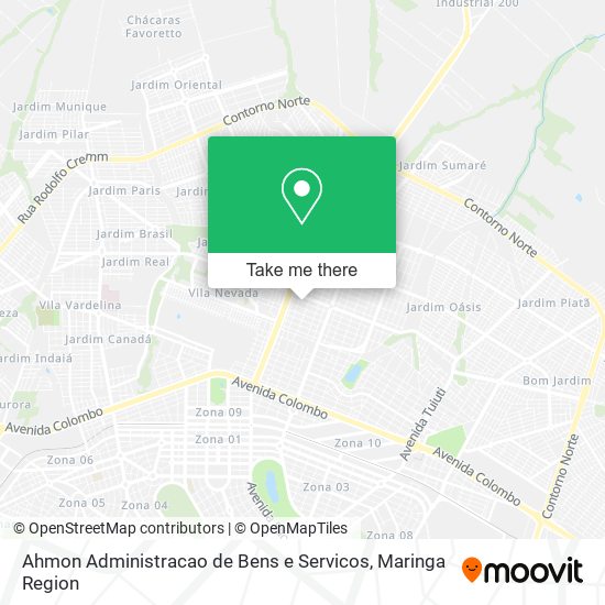 Ahmon Administracao de Bens e Servicos map