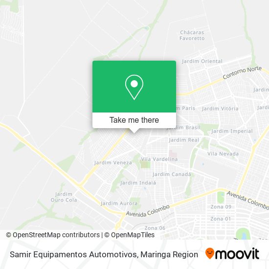 Samir Equipamentos Automotivos map