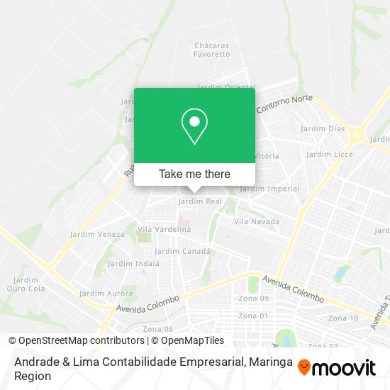 Mapa Andrade & Lima Contabilidade Empresarial