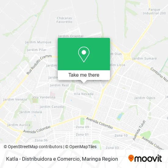 Katla - Distribuidora e Comercio map