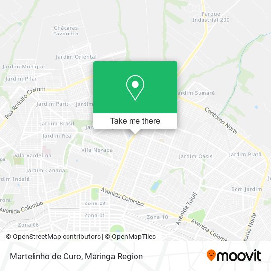 Martelinho de Ouro map