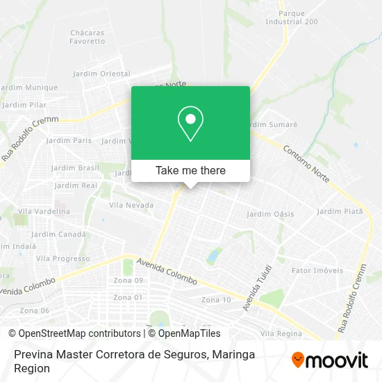 Previna Master Corretora de Seguros map
