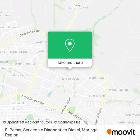 Mapa Fl Pecas, Servicos e Diagnostico Diesel