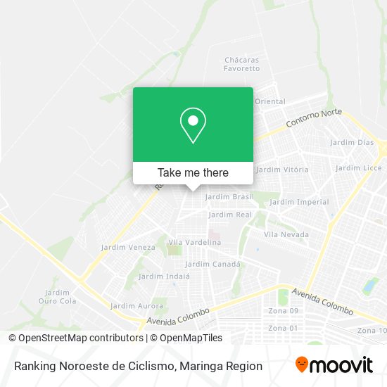 Ranking Noroeste de Ciclismo map