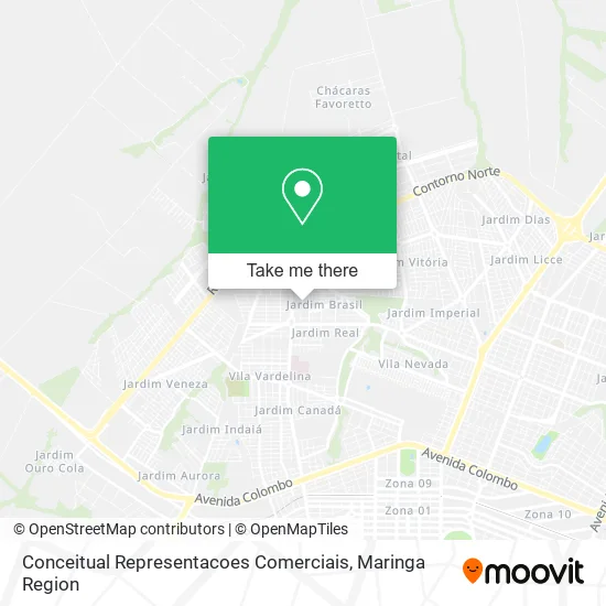 Conceitual Representacoes Comerciais map