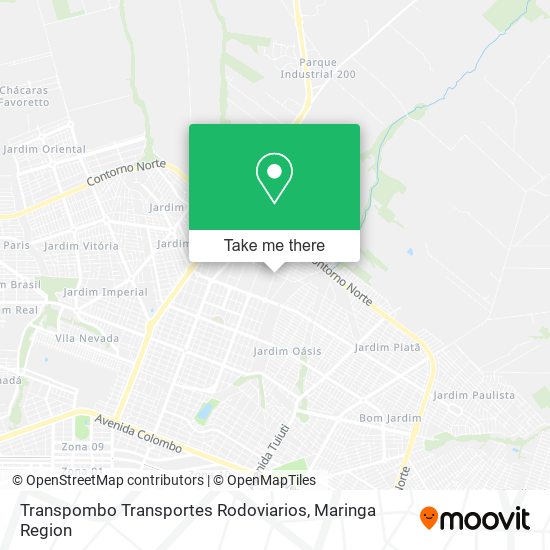 Transpombo Transportes Rodoviarios map