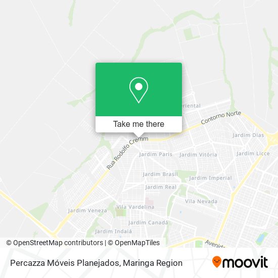 Percazza Móveis Planejados map