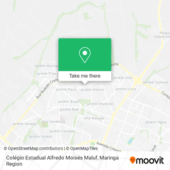 Colégio Estadual Alfredo Moisés Maluf map