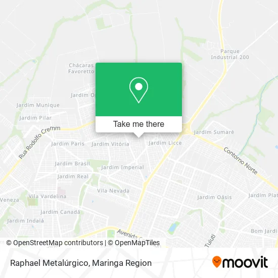 Raphael Metalúrgico map