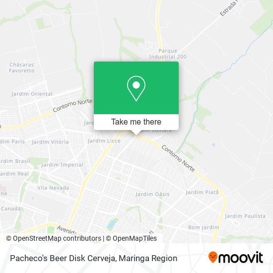 Pacheco's Beer Disk Cerveja map