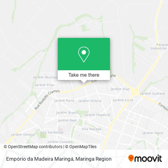 Empório da Madeira Maringá map