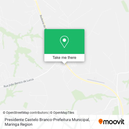 Presidente Castelo Branco-Prefeitura Municipal map