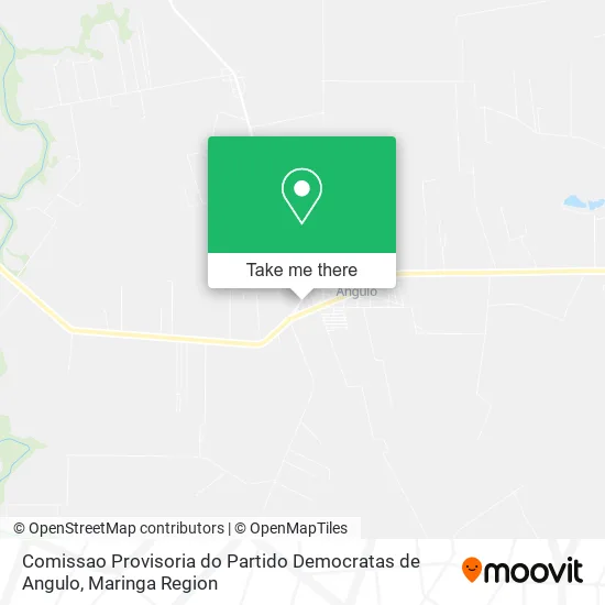 Comissao Provisoria do Partido Democratas de Angulo map