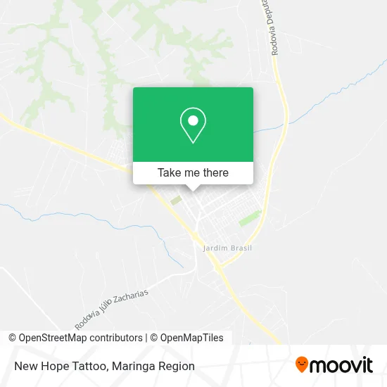 New Hope Tattoo map