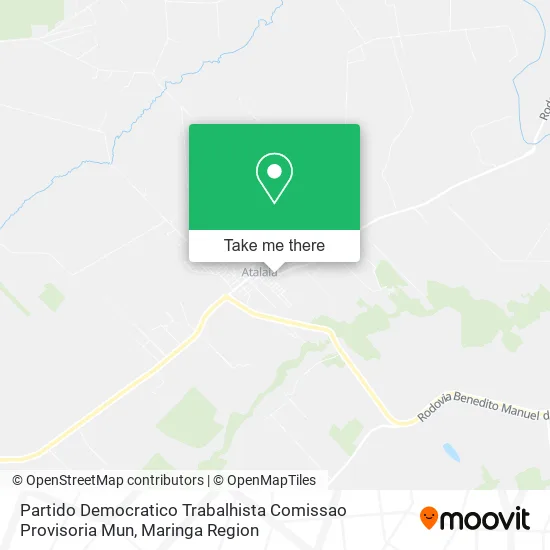 Partido Democratico Trabalhista Comissao Provisoria Mun map