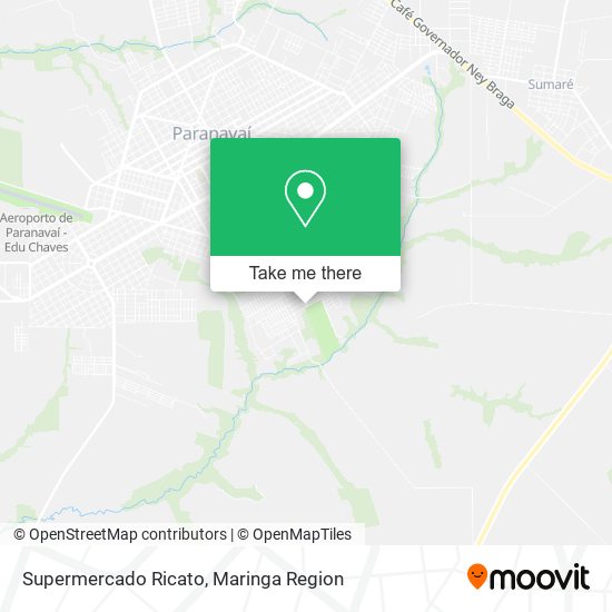 Mapa Supermercado Ricato