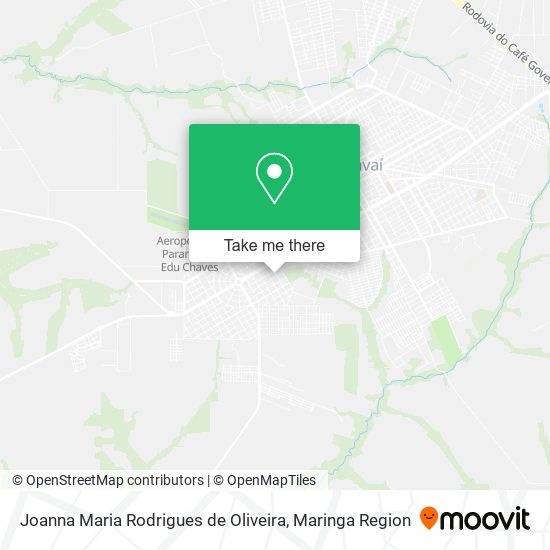 Joanna Maria Rodrigues de Oliveira map