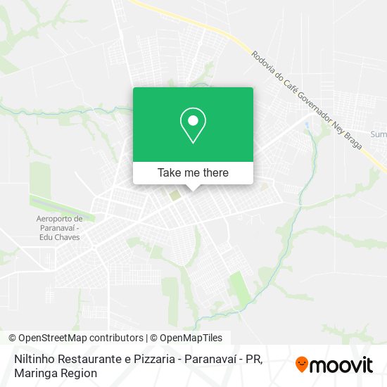 Niltinho Restaurante e Pizzaria - Paranavaí - PR map