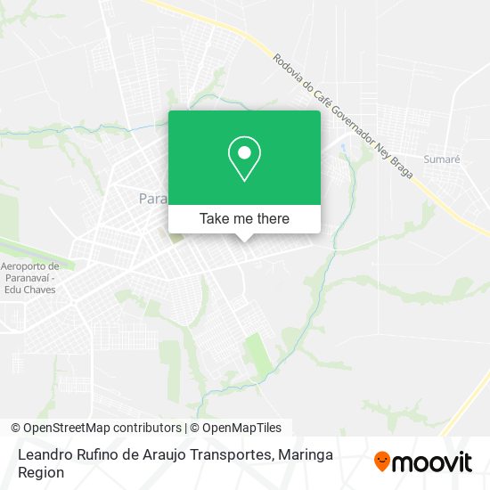 Leandro Rufino de Araujo Transportes map