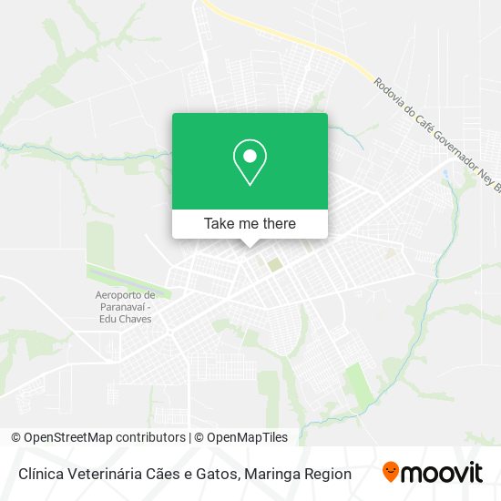 Clínica Veterinária Cães e Gatos map