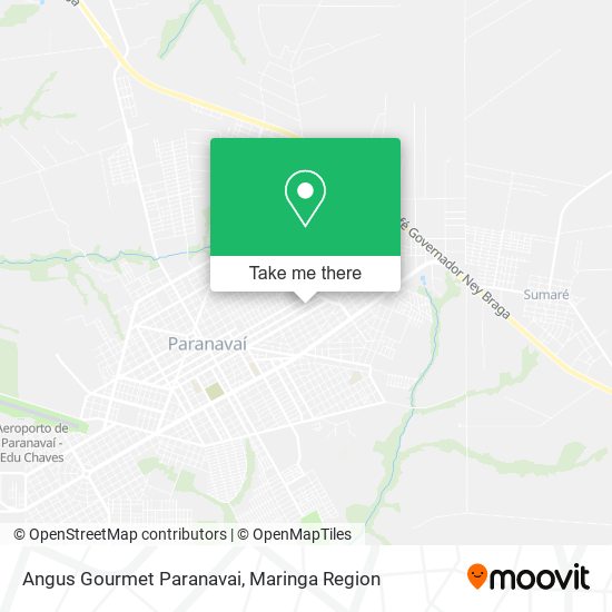 Mapa Angus Gourmet Paranavai