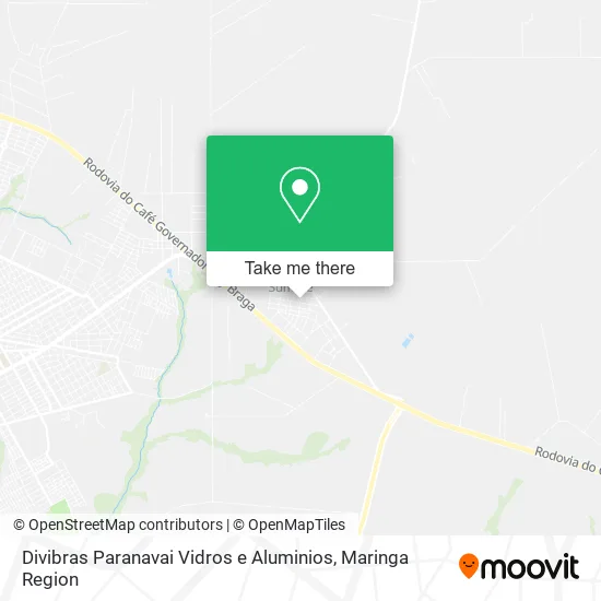 Divibras Paranavai Vidros e Aluminios map