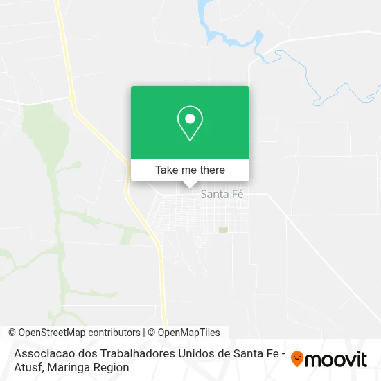 Associacao dos Trabalhadores Unidos de Santa Fe - Atusf map