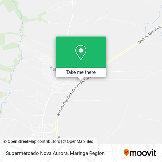 Supermercado Nova Aurora map