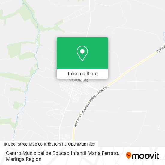 Mapa Centro Municipal de Educao Infantil Maria Ferrato