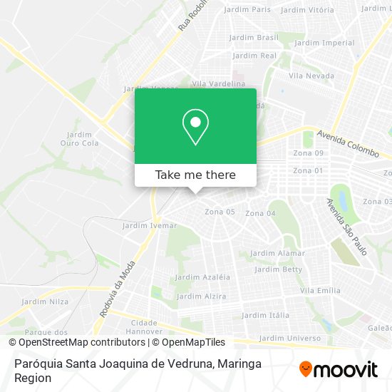 Paróquia Santa Joaquina de Vedruna map