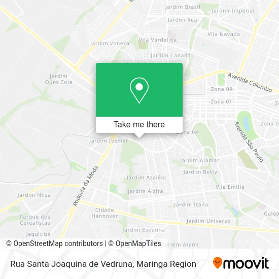 Rua Santa Joaquina de Vedruna map